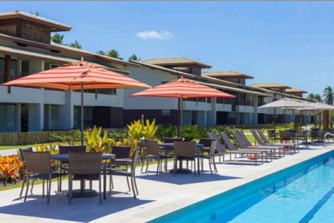Maravilhoso Garden Imbassai Pe Na Areia Bahia Litoral Appartement Buitenkant foto